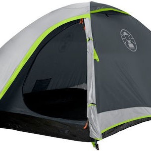 Coleman Darwin 2 Σκηνή Camping Igloo Ορειβασίας Γκρι με Διπλό Πανί 4 Εποχών για 2 Άτομα Αδιάβροχη 3000mm 210x140x100εκ.
