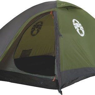 Coleman Darwin 2 Σκηνή Camping Igloo Ορειβασίας Γκρι με Διπλό Πανί 4 Εποχών για 2 Άτομα Αδιάβροχη 3000mm 210x140x100εκ.