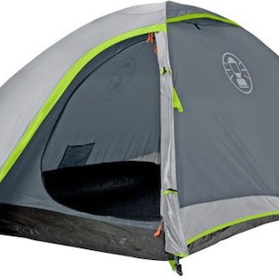 Coleman Darwin 3 Σκηνή Camping Igloo Γκρι 4 Εποχών για 3 Άτομα 210x110x180εκ.