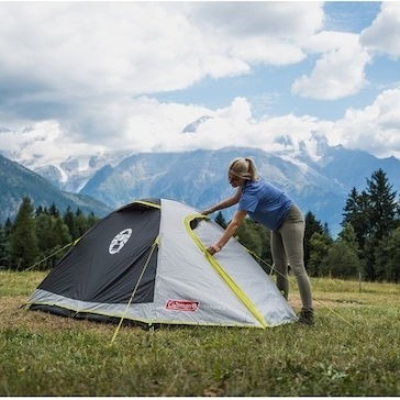 Coleman Darwin 3 Σκηνή Camping Igloo Γκρι 4 Εποχών για 3 Άτομα 210x110x180εκ.