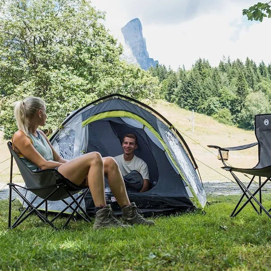 Coleman Darwin 3 Plus Σκηνή Camping Τούνελ Πράσινη 4 Εποχών για 3 Άτομα 320x180x180εκ.