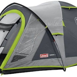 Coleman Darwin 4 Plus Σκηνή Camping Igloo Πράσινη 4 Εποχών για 4 Άτομα 340x280x140εκ.