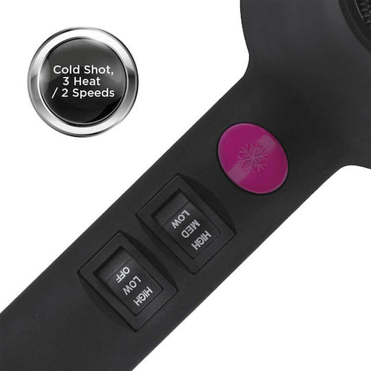 Revlon Perfect Heat Ionic Πιστολάκι Μαλλιών με Φυσούνα 2000W