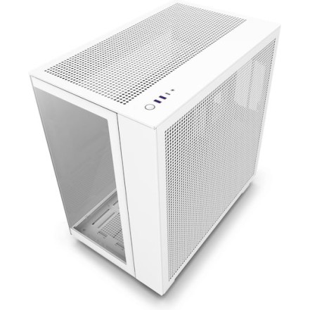 NZXT H9 Flow Gaming Midi Tower Κουτί Υπολογιστή Λευκό