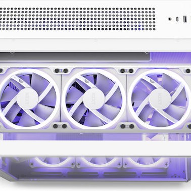 NZXT H9 Elite Gaming Midi Tower Κουτί Υπολογιστή Λευκό