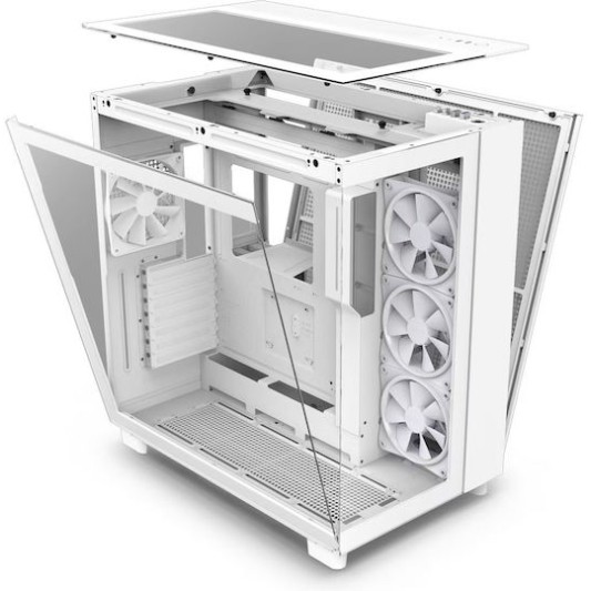 NZXT H9 Elite Gaming Midi Tower Κουτί Υπολογιστή Λευκό
