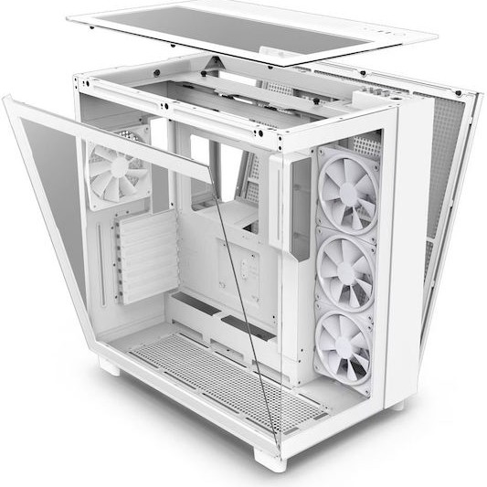 NZXT H9 Elite Gaming Midi Tower Κουτί Υπολογιστή Λευκό