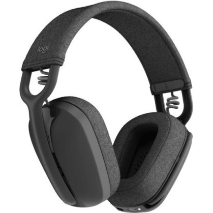 Logitech Zone Vibe 100 Ασύρματα On Ear Multimedia Ακουστικά με μικροφωνο και σύνδεση Bluetooth σε Γκρι χρώμα