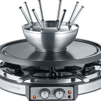 Profi Cook Επιτραπέζια Ηλεκτρική Ψησταριά Raclette Λείας Πλάκας 1900W με Ρυθμιζόμενο Θερμοστάστη 40.9x40.9εκ.