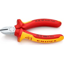 Knipex Πλαγιοκόφτης Πλάγιος Ηλεκτρολόγου Μήκους 125mm