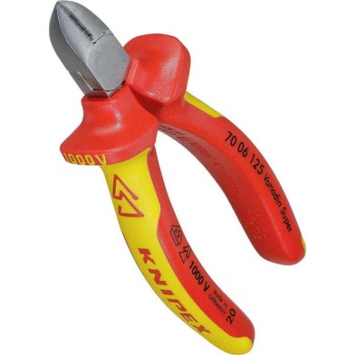 Knipex Πλαγιοκόφτης Πλάγιος Ηλεκτρολόγου Μήκους 125mm