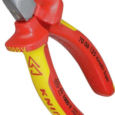 Knipex Πλαγιοκόφτης Πλάγιος Ηλεκτρολόγου Μήκους 125mm
