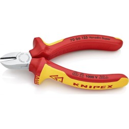 Knipex Πλαγιοκόφτης Πλάγιος Ηλεκτρολόγου Μήκους 125mm