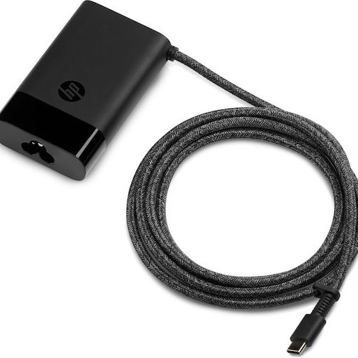 HP USB-C Φορτιστής Laptop 65W 20V 1.6A για HP με Αποσπώμενο Καλώδιο Τροφοδοσίας