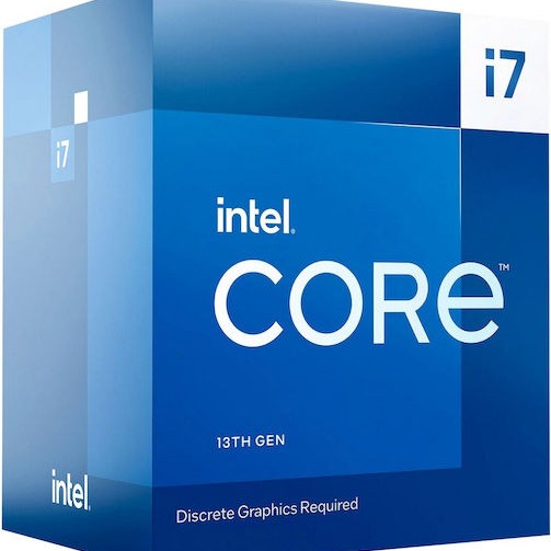 Intel Core i7-13700F 2.1GHz Επεξεργαστής 16 Πυρήνων για Socket 1700 σε Κουτί με Ψύκτρα