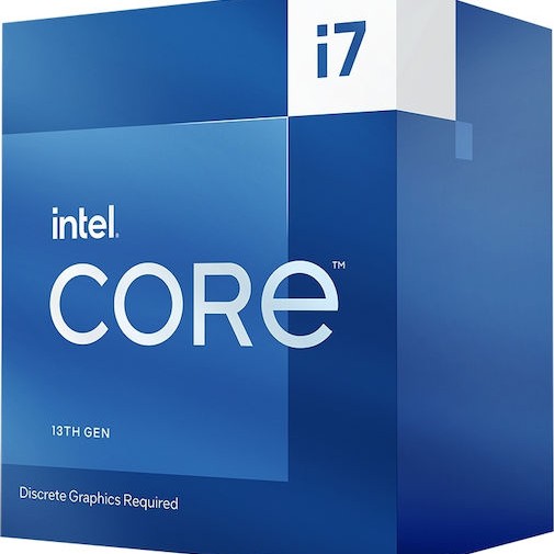 Intel Core i7-13700F 2.1GHz Επεξεργαστής 16 Πυρήνων για Socket 1700 σε Κουτί με Ψύκτρα