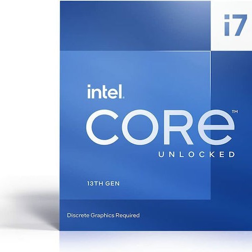 Intel Core i7-13700F 2.1GHz Επεξεργαστής 16 Πυρήνων για Socket 1700 σε Κουτί με Ψύκτρα
