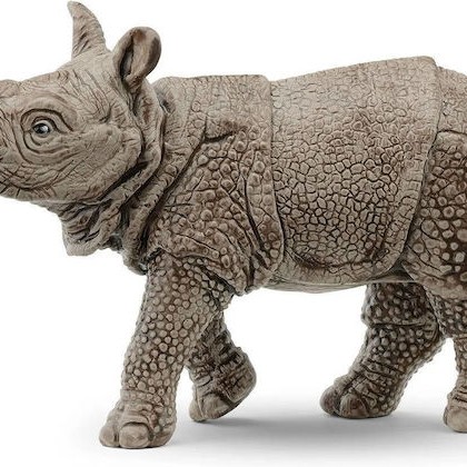 Schleich-S Παιχνίδι Μινιατούρα Indian Rhinoceros Baby για 3-8 Ετών 7.62εκ.