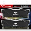 TeamGroup T-Force Delta RGB DDR4 16GB RAM με 2x8GB Modules και Ταχύτητα 3600 για Desktop