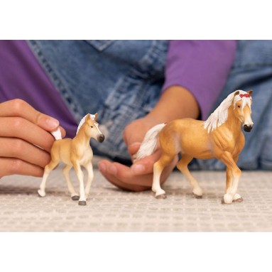 Schleich-S Παιχνίδι Μινιατούρα Haflinger Foal για 5-12 Ετών 9εκ.