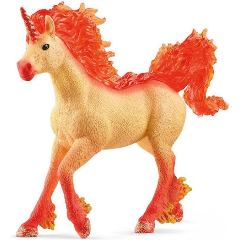 Schleich-S Παιχνίδι Μινιατούρα Elementa Fire Unicorn Stallion Bayala για 5-12 Ετών