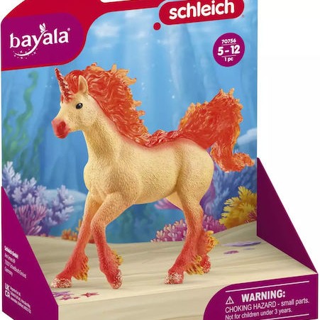 Schleich-S Παιχνίδι Μινιατούρα Elementa Fire Unicorn Stallion Bayala για 5-12 Ετών