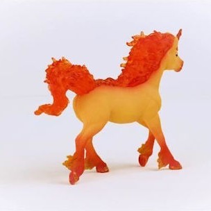 Schleich-S Παιχνίδι Μινιατούρα Elementa Fire Unicorn Stallion Bayala για 5-12 Ετών