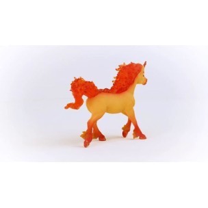 Schleich-S Παιχνίδι Μινιατούρα Elementa Fire Unicorn Stallion Bayala για 5-12 Ετών
