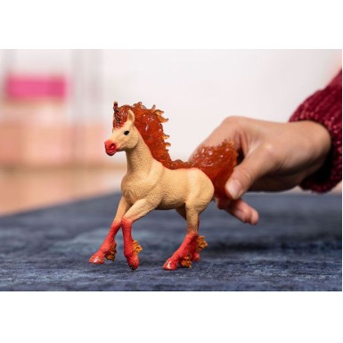Schleich-S Παιχνίδι Μινιατούρα Elementa Fire Unicorn Stallion Bayala για 5-12 Ετών