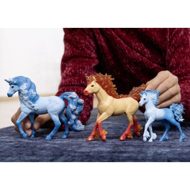 Schleich-S Παιχνίδι Μινιατούρα Elementa Water Flames Unicorn Foal Bayala για 5-12 Ετών