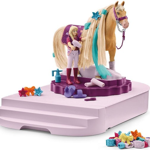 Schleich-S Παιχνίδι Μινιατούρα Sofia's Beauties - Horse Grooming Station