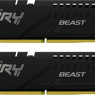 Kingston Fury Beast DDR5 32GB RAM με 2x16GB Modules και Ταχύτητα 5600 για Desktop