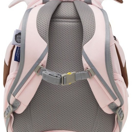 Affenzahn Big Friend Tonie Schwein Σχολική Τσάντα Πλάτης Νηπιαγωγείου Ροζ