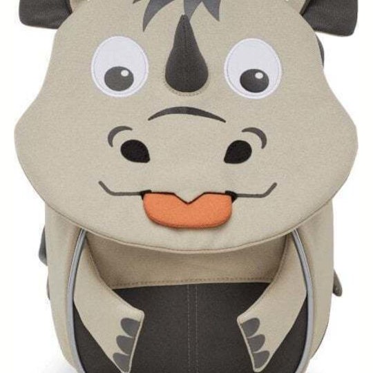 Affenzahn Affenzahn Little Friend Rhino Backpack Beige Grey