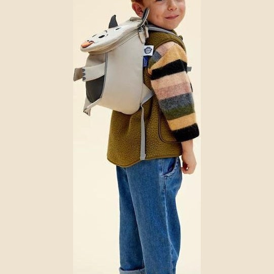Affenzahn Affenzahn Little Friend Rhino Backpack Beige Grey
