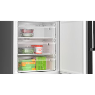 Bosch Ψυγειοκαταψύκτης 440lt Total NoFrost Υ203xΠ70xΒ66.7εκ. Μαύρος KGN49VXCT
