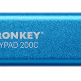 Kingston IronKey Keypad 200C 256GB USB 3.2 Stick με σύνδεση USB-C Μπλε