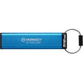 Kingston IronKey Keypad 200C 256GB USB 3.2 Stick με σύνδεση USB-C Μπλε