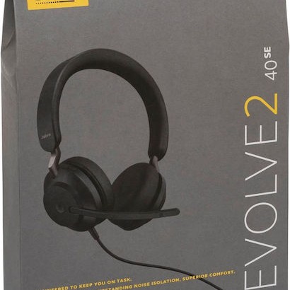 Jabra Evolve2 40 SE MS Duo USB-C VOIP Headset (24189-999-899)