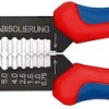 Knipex Πρέσα Ακροδεκτών Διατομής 0.5-6mm² με Απογυμνωτή (Μήκος 230mm)