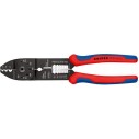 Knipex Πρέσα Ακροδεκτών Διατομής 0.5-6mm² με Απογυμνωτή (Μήκος 230mm)