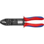 Knipex Πρέσα Ακροδεκτών Διατομής 0.5-6mm² με Απογυμνωτή (Μήκος 240mm)
