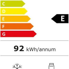 Bosch Mini Bar 136lt Υ87.4xΠ54.1xΒ54.8εκ. Λευκό KIR21VFE0