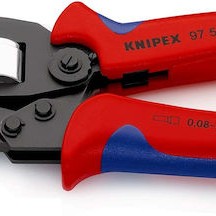 Knipex Πρέσα Ακροδεκτών Διατομής 0.08-10mm² (Μήκος 190mm)
