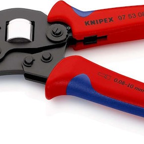 Knipex Πρέσα Ακροδεκτών Διατομής 0.08-10mm² (Μήκος 190mm)