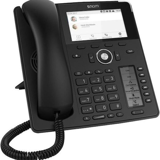 Snom Ενσύρματο Τηλέφωνο IP Μαύρο