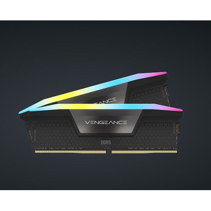 Corsair Vengeance RGB DDR5 64GB RAM με 2x32GB Modules και Ταχύτητα 5200 για Desktop