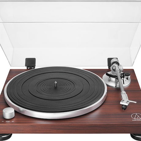 Audio Technica AT-LPW50BTRW Πικάπ Belt Drive με Προενίσχυση Καφέ