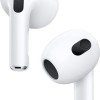 Apple AirPods (3rd generation) with Lightning Charging Case Earbud Bluetooth Handsfree Ακουστικά με Αντοχή στον Ιδρώτα και Θήκη Φόρτισης Λευκά