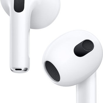 Apple AirPods (3rd generation) with Lightning Charging Case Earbud Bluetooth Handsfree Ακουστικά με Αντοχή στον Ιδρώτα και Θήκη Φόρτισης Λευκά